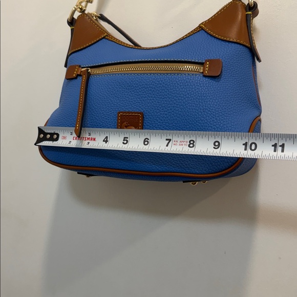 Dooney & Bourke light Blue and Tan Shoulder Bag - Picture 11 of 11